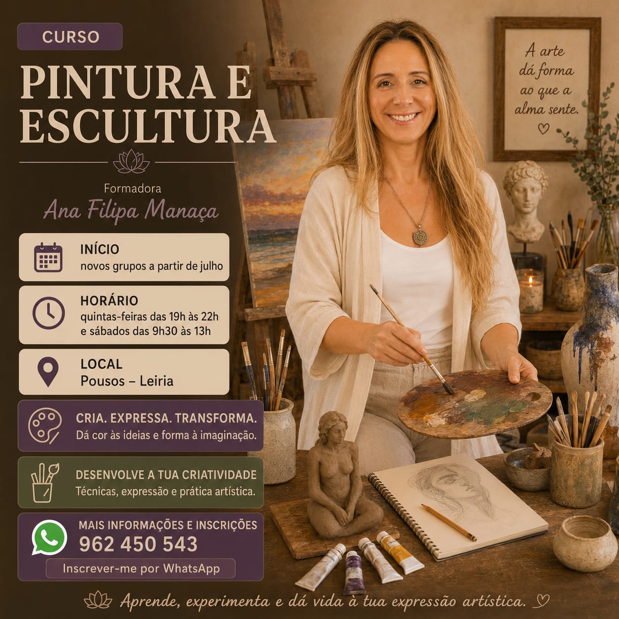 Curso Pintura e Escultura