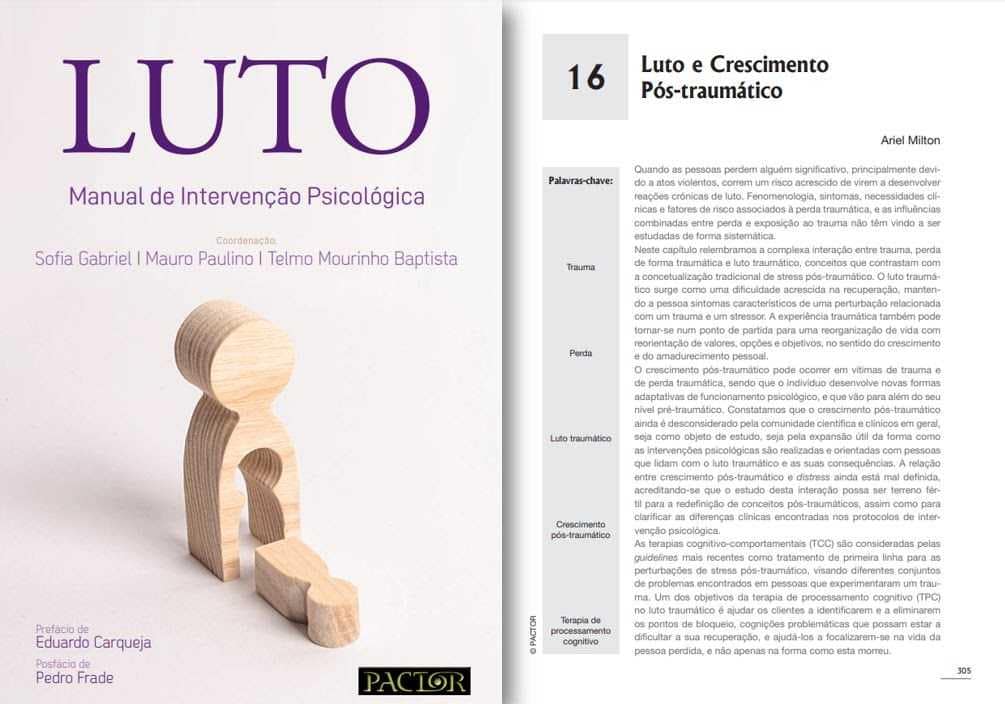 Manual de Intervenção Psicológica -Luto e Crescimento Pós-traumático(Cap.16, Ariel Milton) 5 Luto e Crescimento Pós-Traumático - Ariel Milton - PTSD Center
