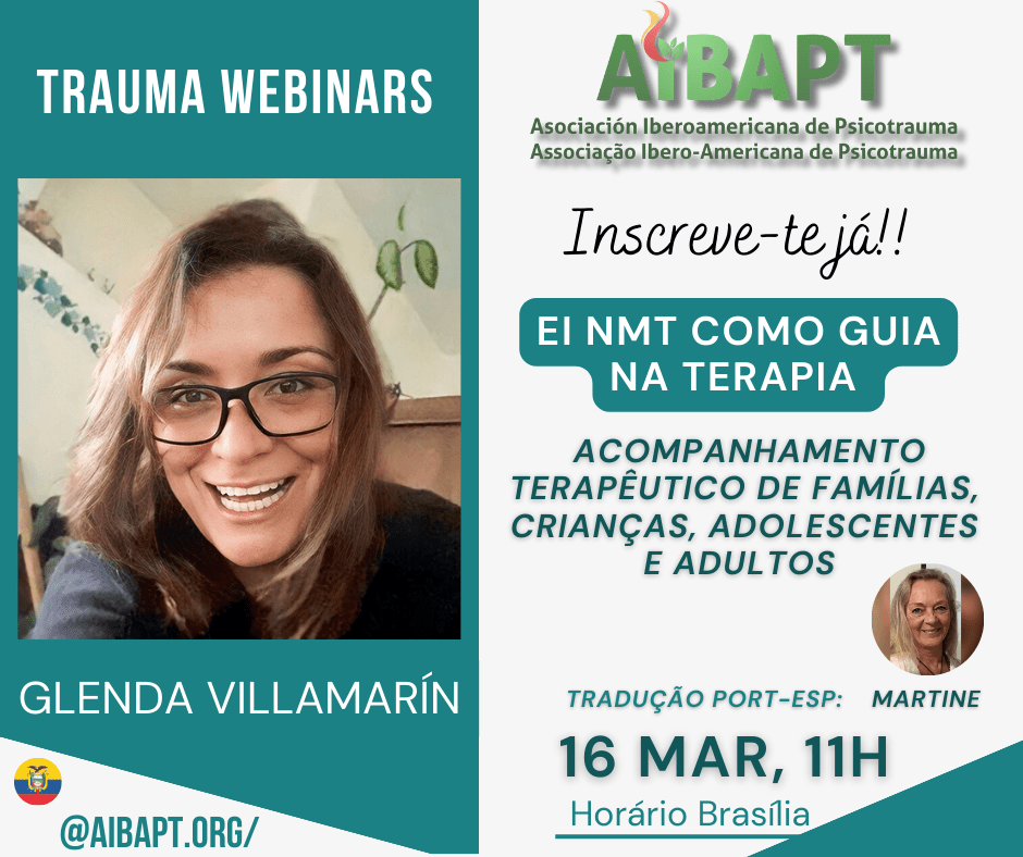 Formações PTSD Center 7 EI NMT como guia na terapia